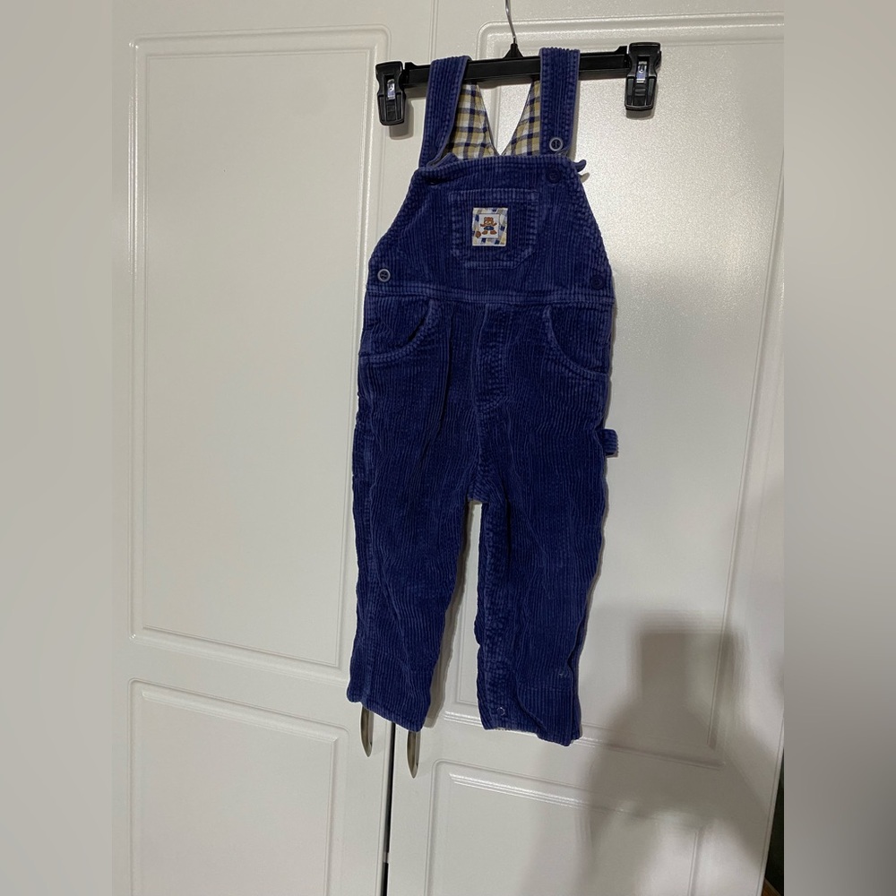 Vintage Carter's Navy Corduroy Overalls